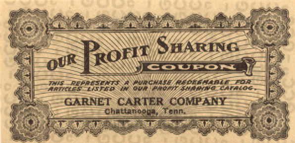 Garnet Carter Co Coupon 5 cent